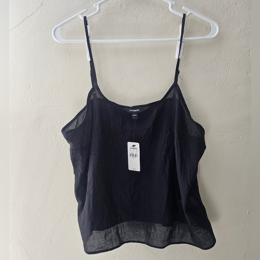 Express Sheer Tank Top Crop